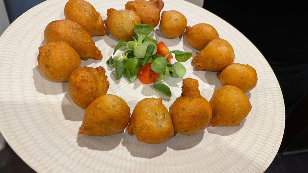 buñuelos de bacalao Restaurante en Comarruga