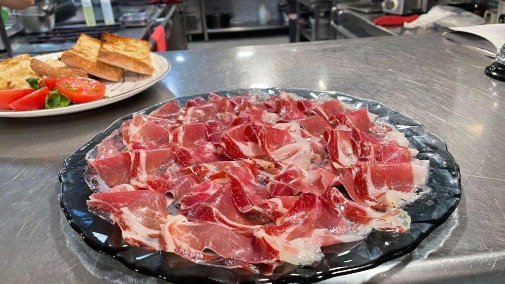 jamón ibérico restaurante en Comarruga El Vendrell Tarragona