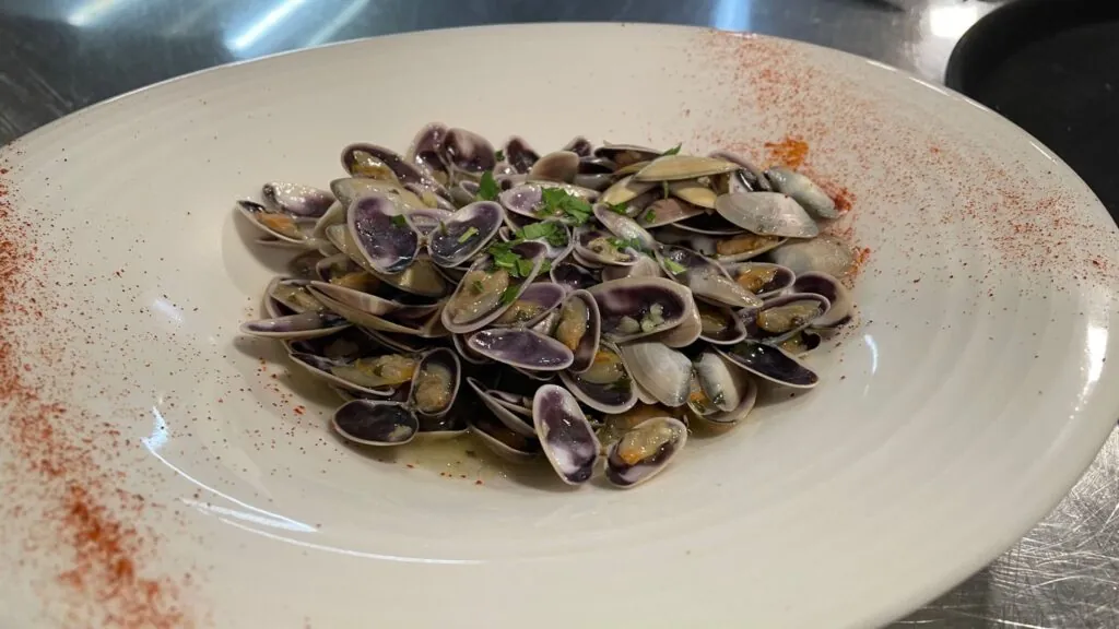 tellinas al vapor Restaurante en Comarruga El Vendrell Tarragona